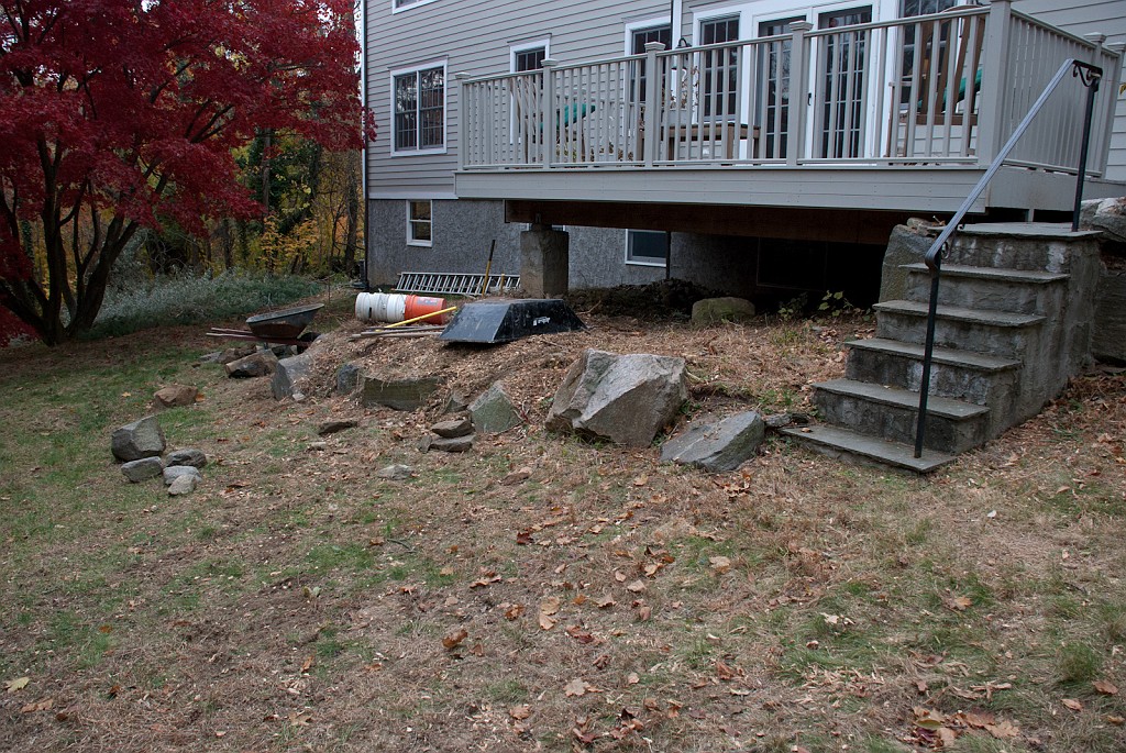 DSC_8265.jpg - The pine trees have now been removed and their stumps ground down.
